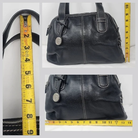 Michael Kors Hudson Large Black Pebbled Leather Shoulder Bag Satchel NWT $398 - Picture 16 of 16